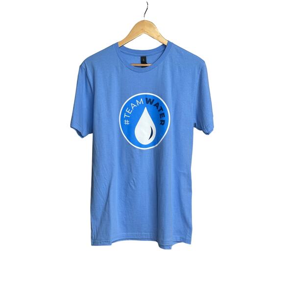 Limited Team Water Blue T-Shirt from Mr. Beast - Size M - New - Picture 1 of 7